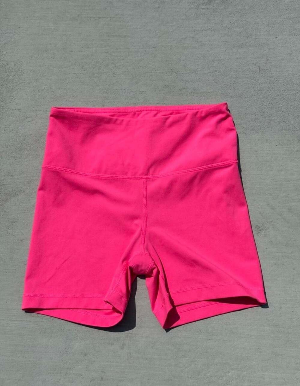 Yogalicious Lux Biker Shorts Size M Hot Pink Athletic